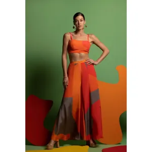 Nautanky Electric Dream Bustier Co-ord Set