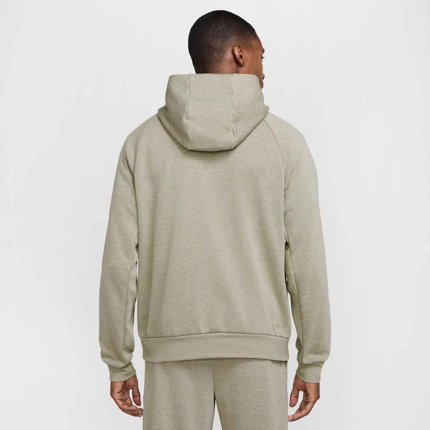 Nike Primary Men's Dri-FIT UV Pullover Versatile Hoodie (FZ0969-320, Light Army/Heather/Light Army)