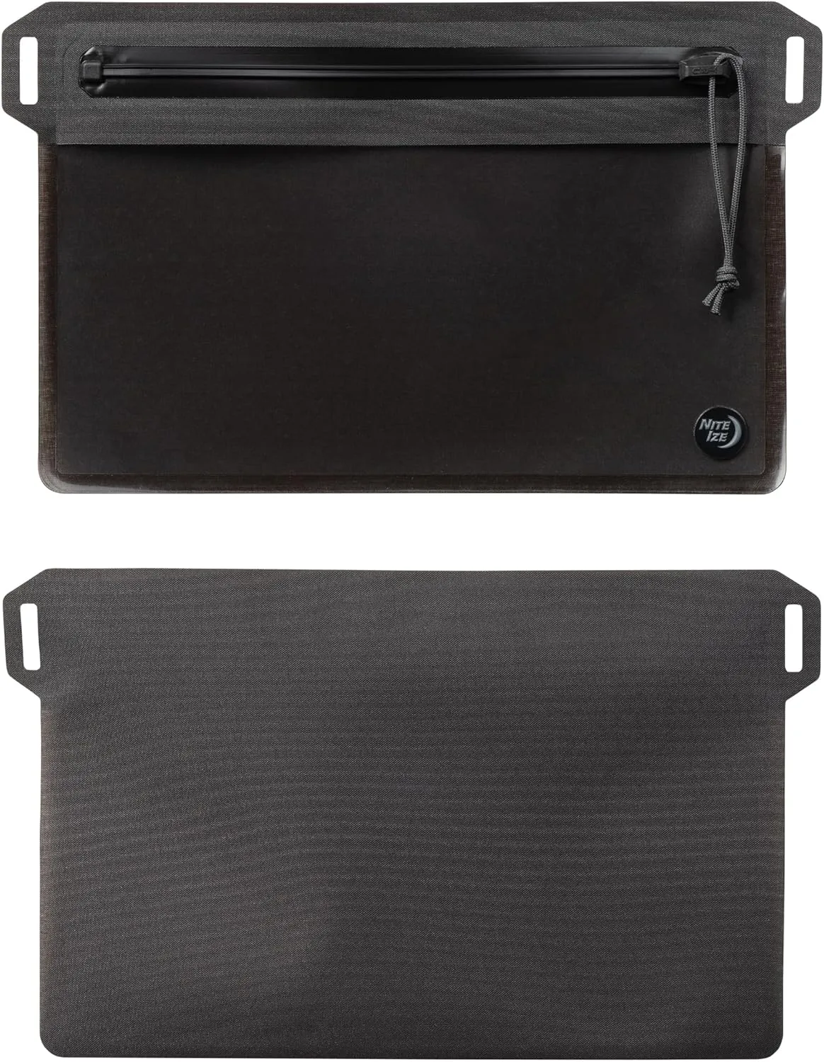 Nite Ize RunOff Waterproof Travel Pouch with TRU Zip - Dry Pouch for Phone & Travel Necessities - Touchscreen Friendly - Waterproof with Reliable Zipper - Charcoal, Small