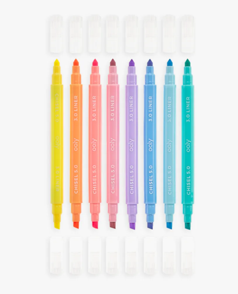 Ooly | Pastel Liners Dual Tip Markers