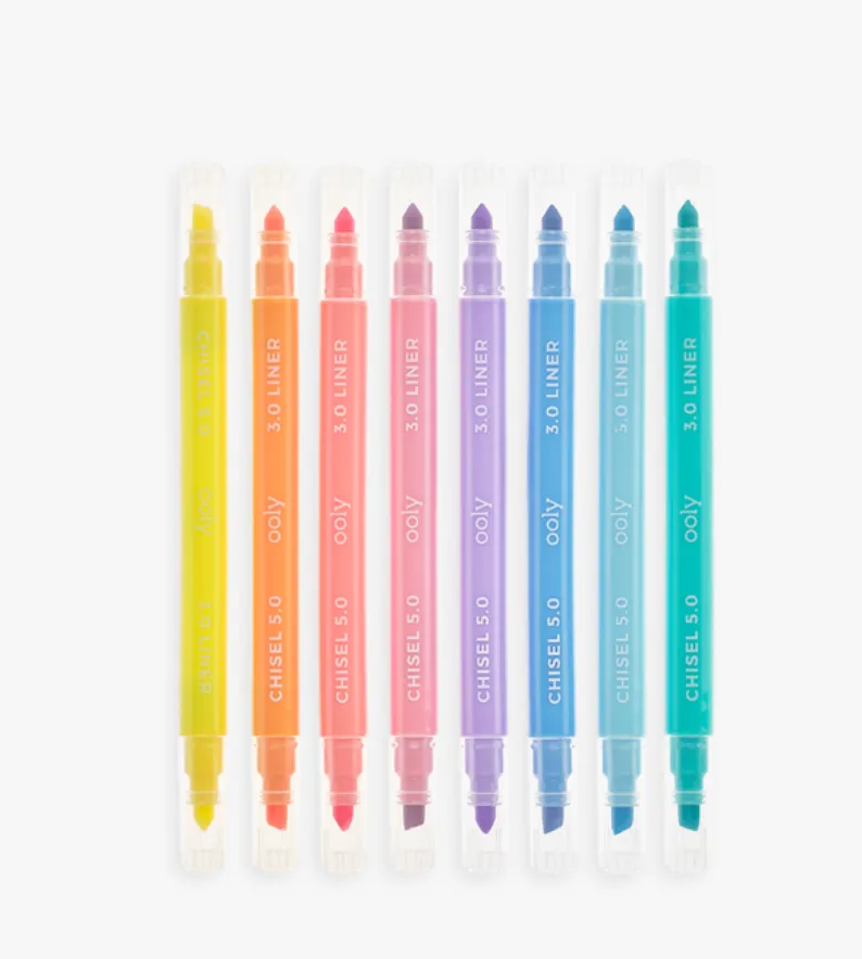 Ooly | Pastel Liners Dual Tip Markers