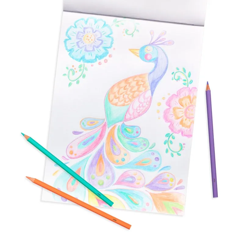 Pastel Hues Coloured Pencils - Set of 12