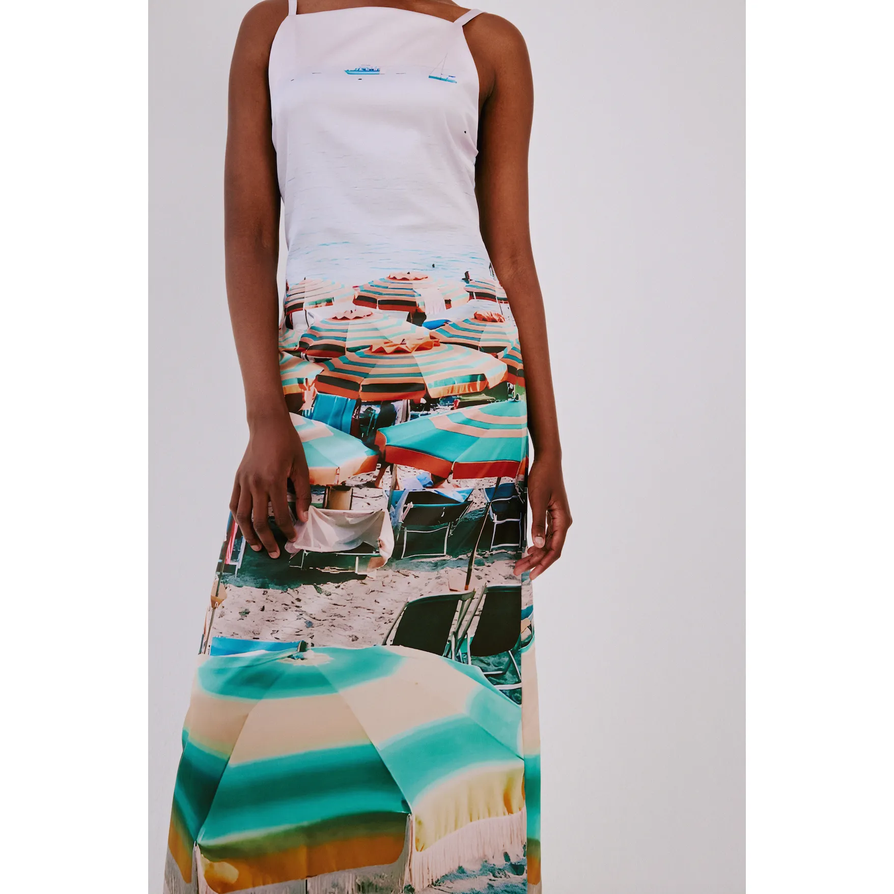 Pastel Paradise Satin Dress