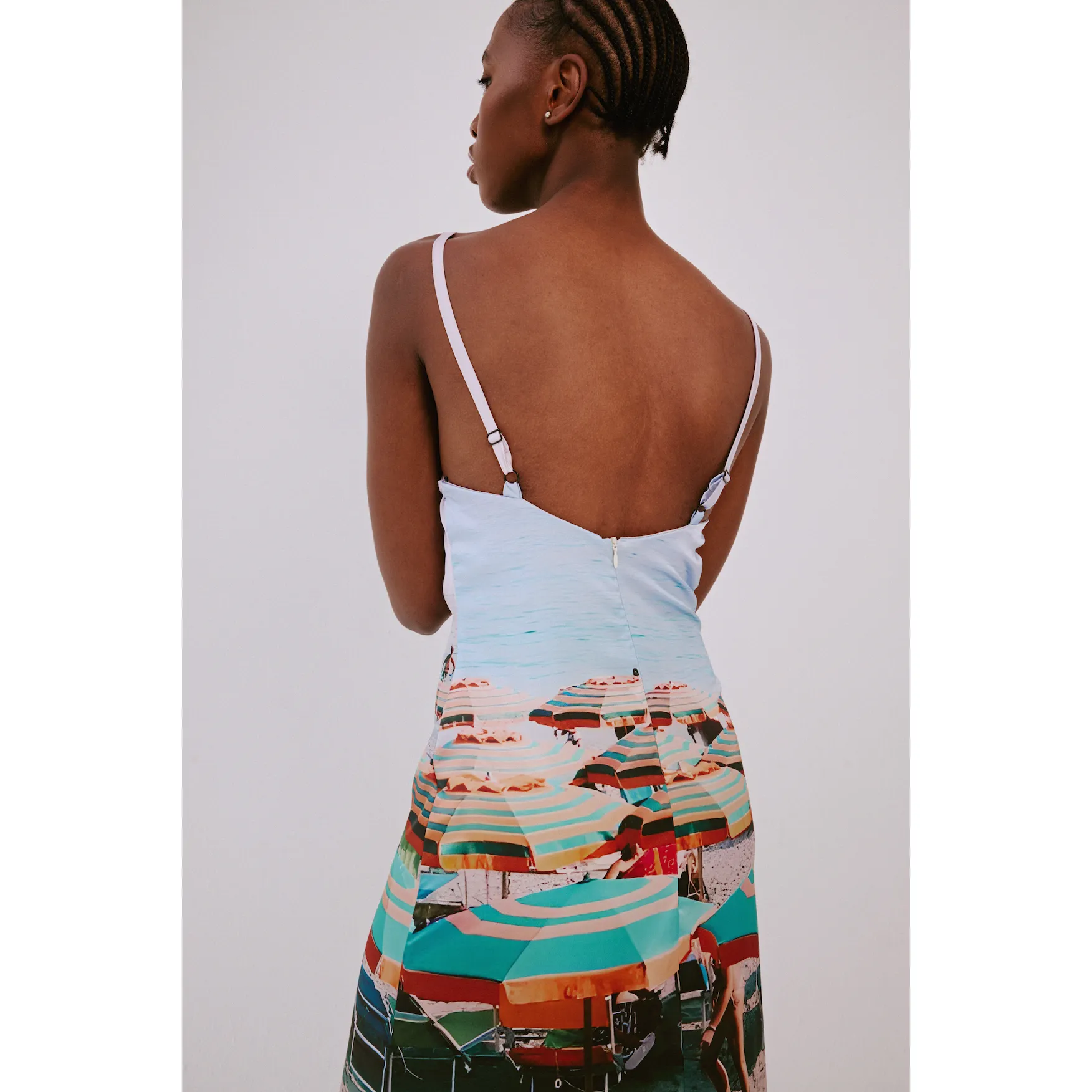 Pastel Paradise Satin Dress