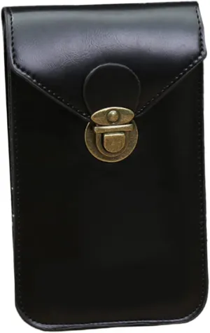 Phone Storage Bag for Men Cellphone Pouch with Hasp Design Lightweight Waist Bag for Keys Cards and Essentials present for Dad and Friends Random Color
