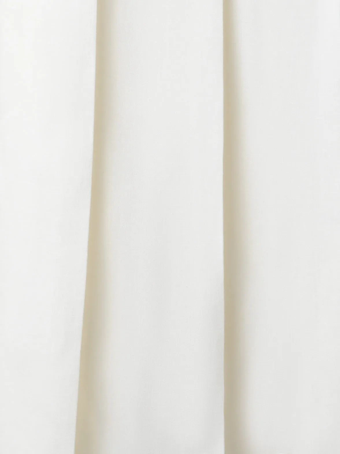 Pleated Midi Skirt in Linen Wool Blend