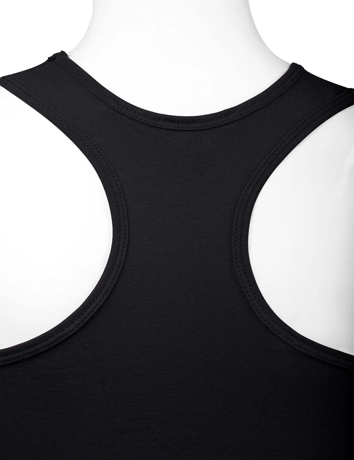 Premium Cotton Breathable Basic Sleeveless Racerback Crop Tank Top