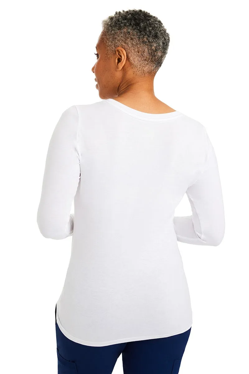 Purple Label Women's Melissa Long Sleeve T-Shirt | White