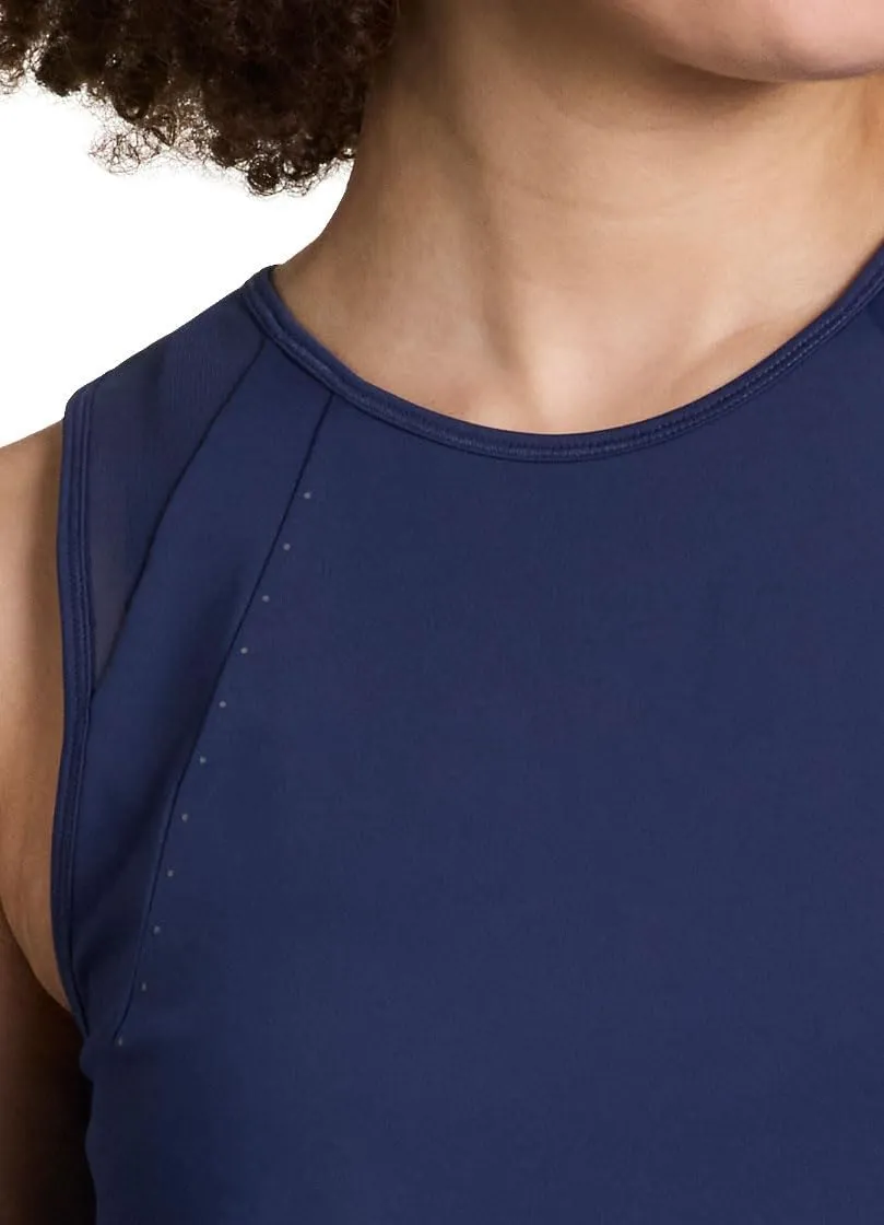 RBX Active Women's Workout Top with Breathable Mesh Panels, Quick Drying Gym Running Tank Top with Plus Sizes