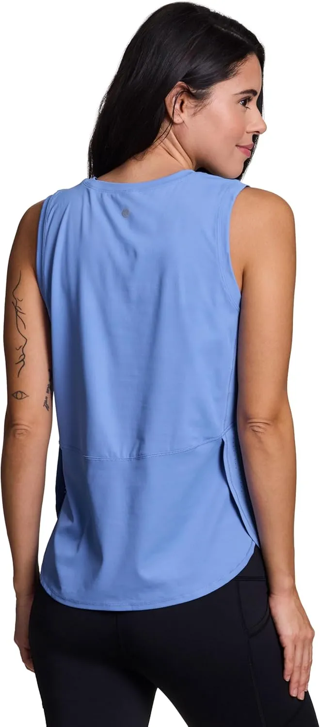 RBX Activewear Quick Drying Tank Top for Women, Breathable Lightweight Crewneck Yoga Running Tank Top