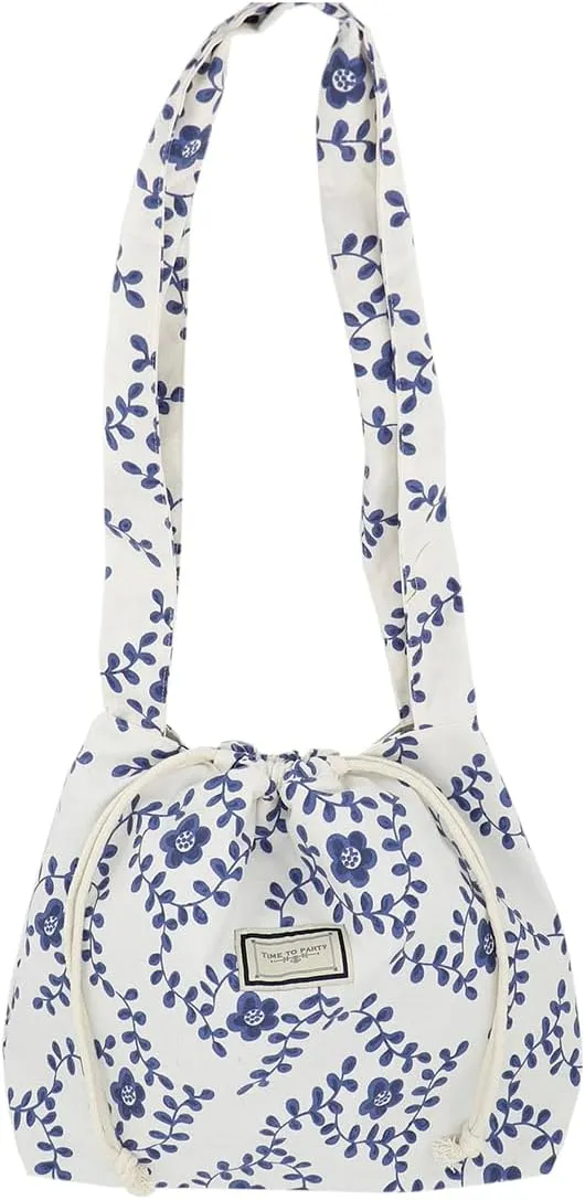 Reversible Bucket Hat Beach Bag Set Printed Wide Brim UV Protection Foldable Sun Hat Handbag Shoulder Bag Set for Travel
