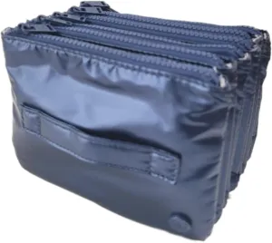 Samantha Brown To-Go Accordion Organizer Bag (Blue Metallic)