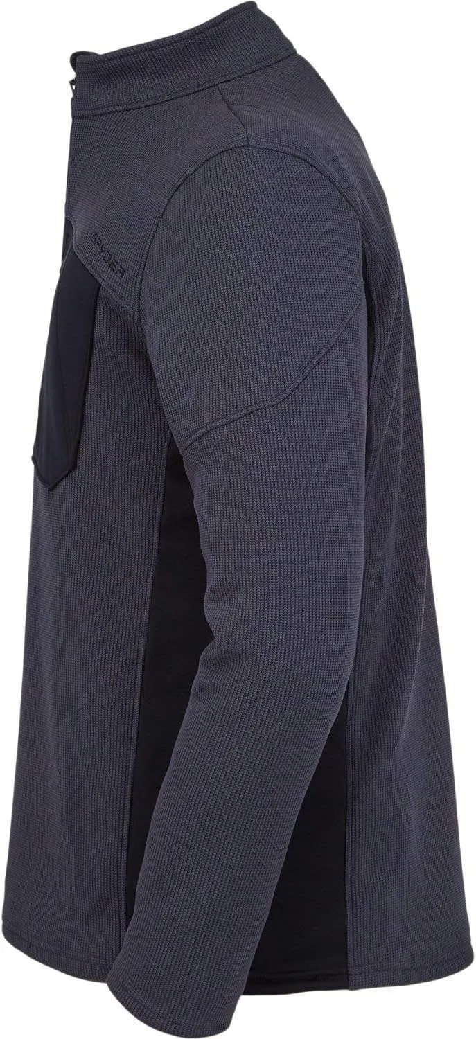 Spyder Men's Bandit Hybrid 1/2 Zip Fleece Ski Mid Layer Sweater Jacket