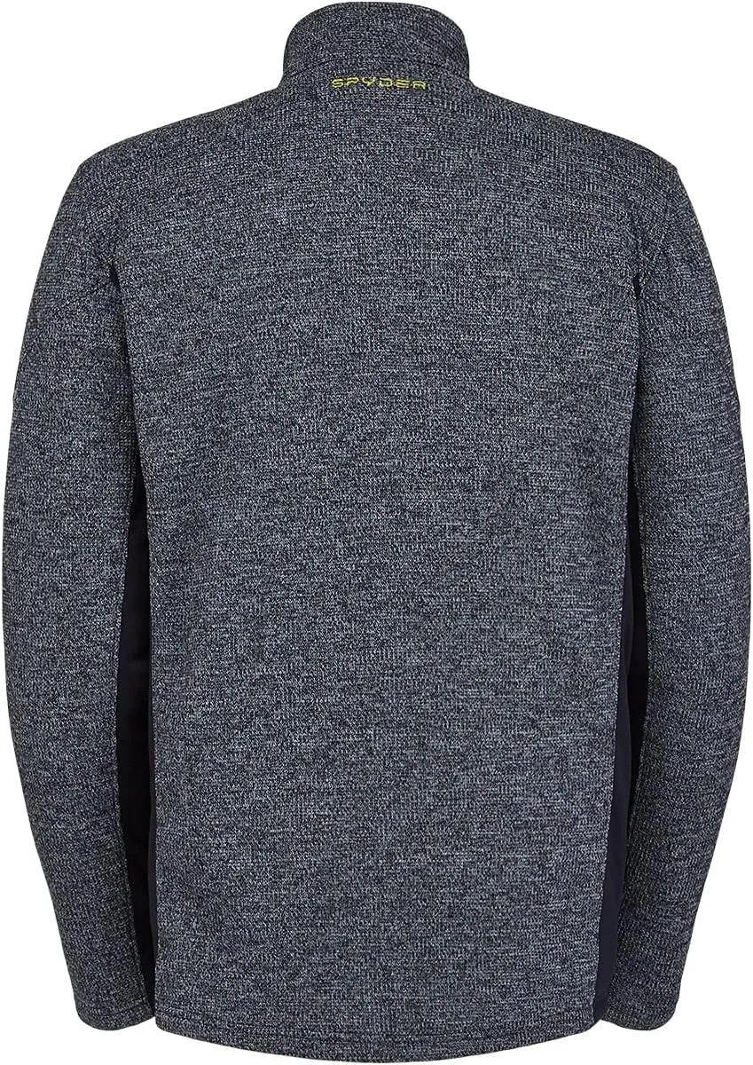 Spyder Men's Bandit Hybrid 1/2 Zip Fleece Ski Mid Layer Sweater Jacket