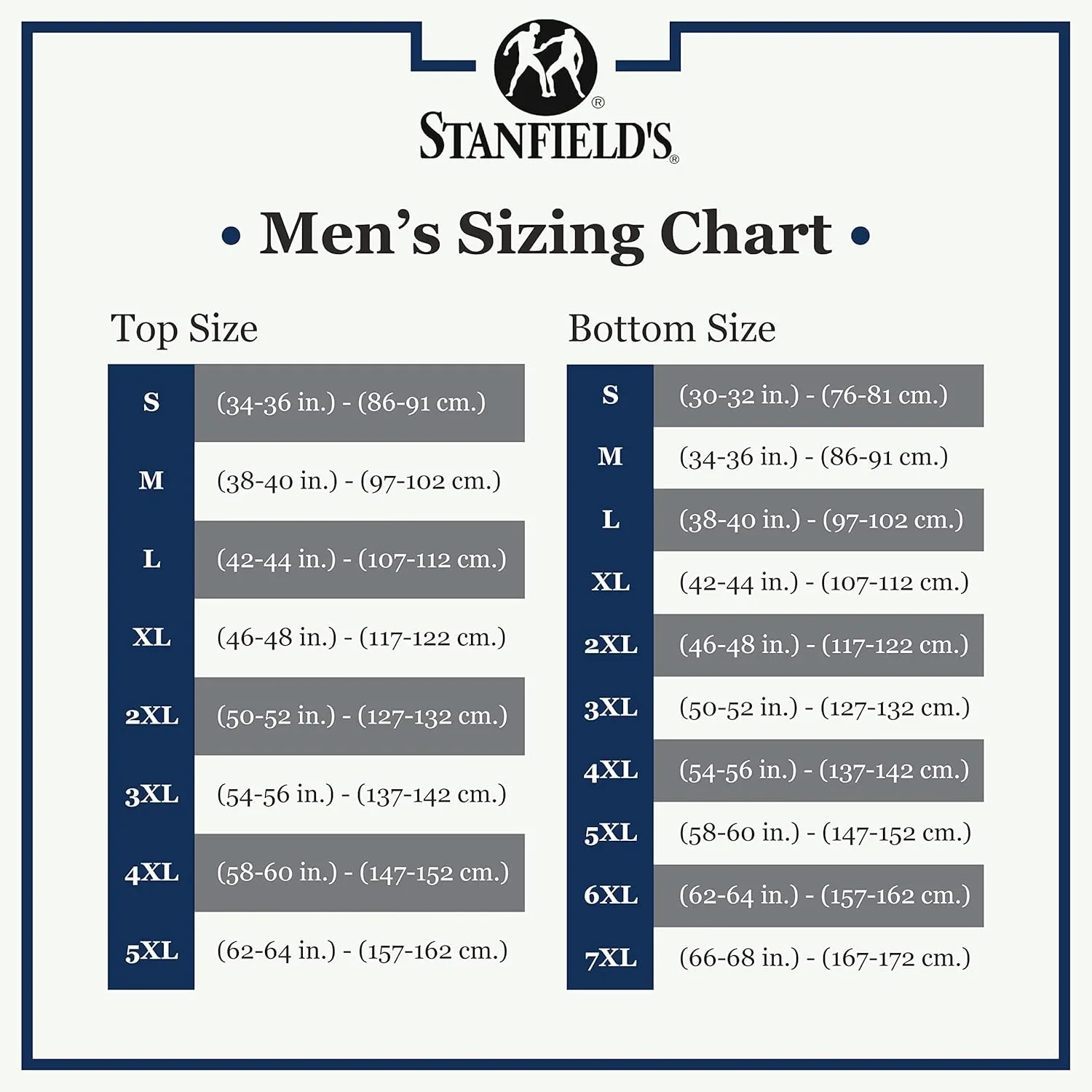 Stanfield's Men's Cotton Blend Two Layer Base Layer Long John