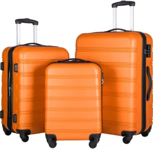 Suitcase 3 Piece Suitcase Hard Shell Trolley Suitcase with TSA Lock for Outdoor Travel 20 inch 24 inch 28 inch in Stock