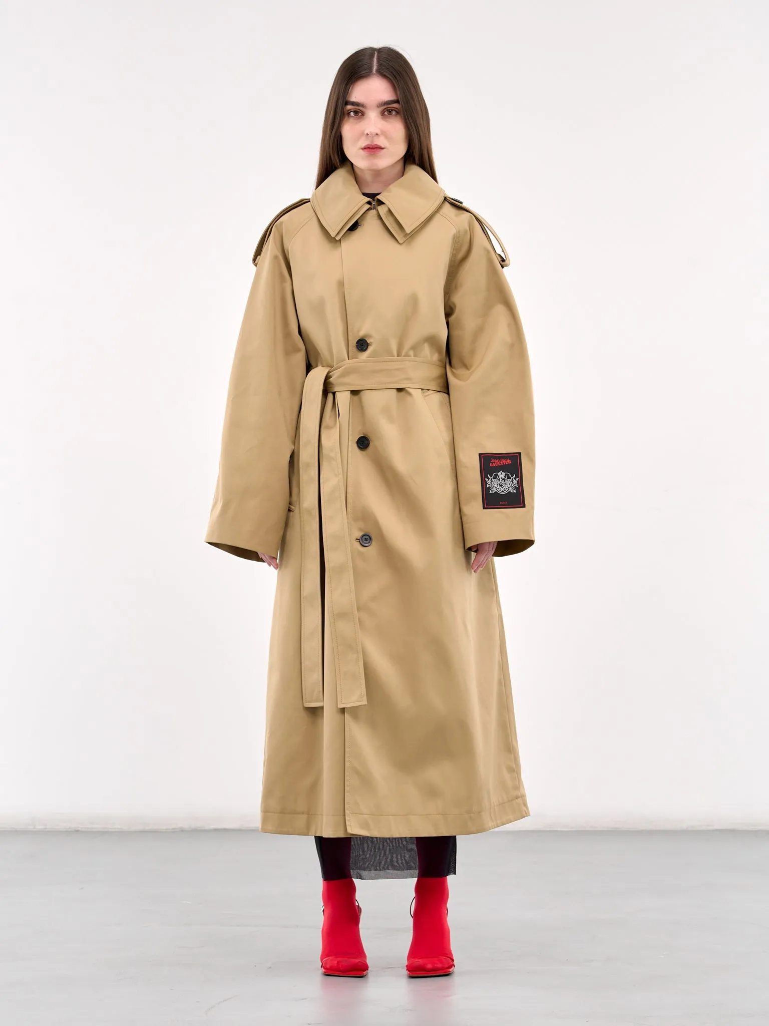 The Deconstructed Trench Coat (25-33-F-MA034E-C072-BEIGE)