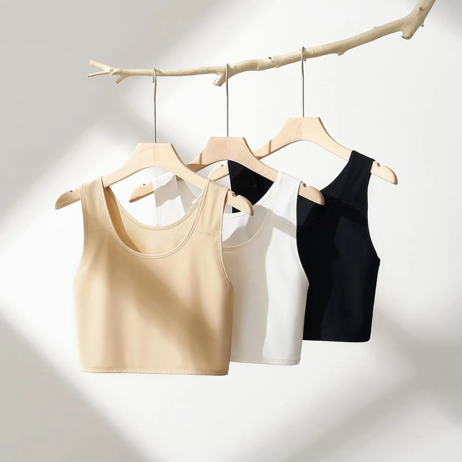 Trans Chest Binder Transgender FTM Cosplay Breathable Half Breast Binder Tank Top
