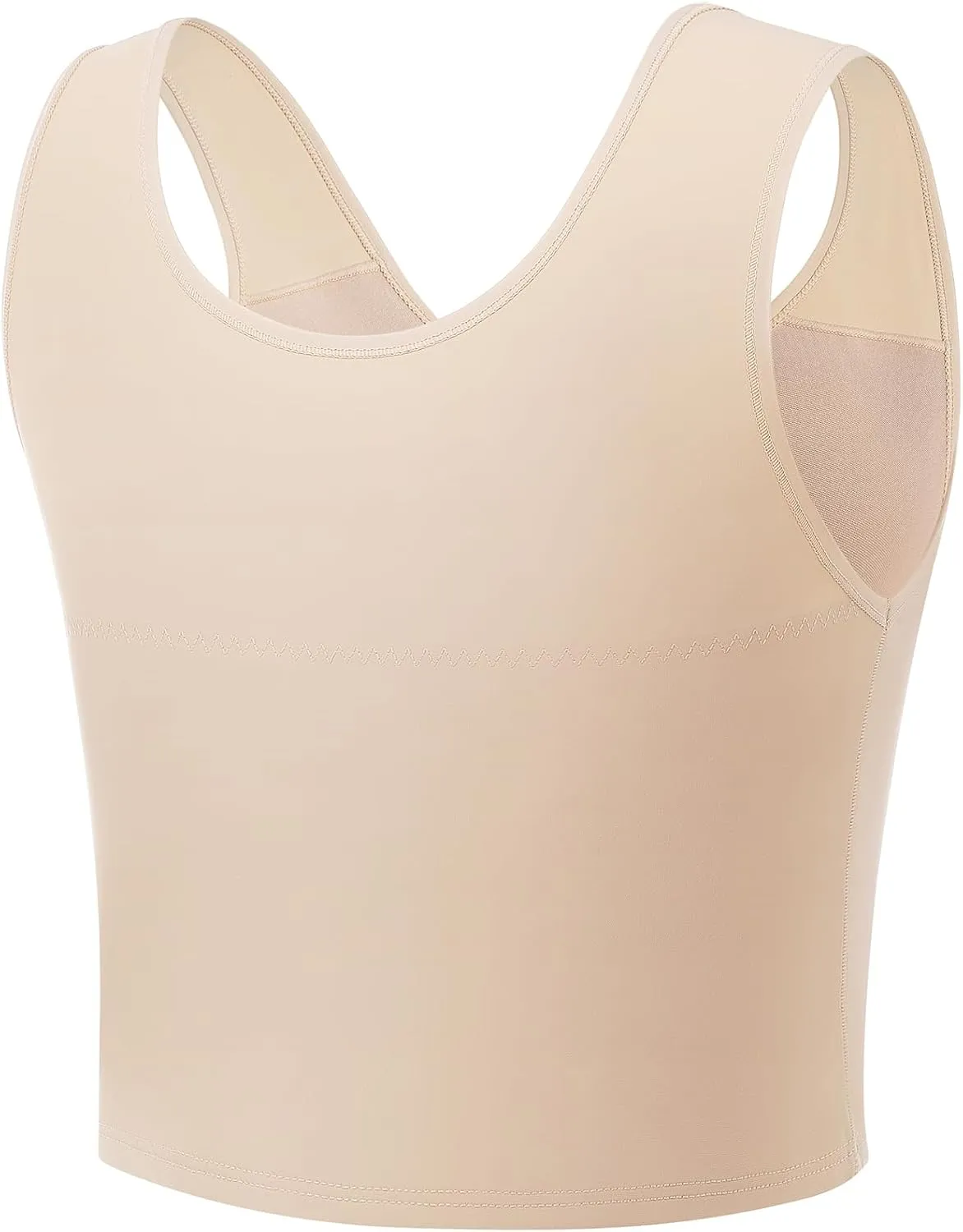 Trans Chest Binder Transgender FTM Cosplay Breathable Half Breast Binder Tank Top