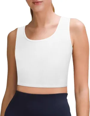 Trans Chest Binder Transgender FTM Cosplay Breathable Half Breast Binder Tank Top