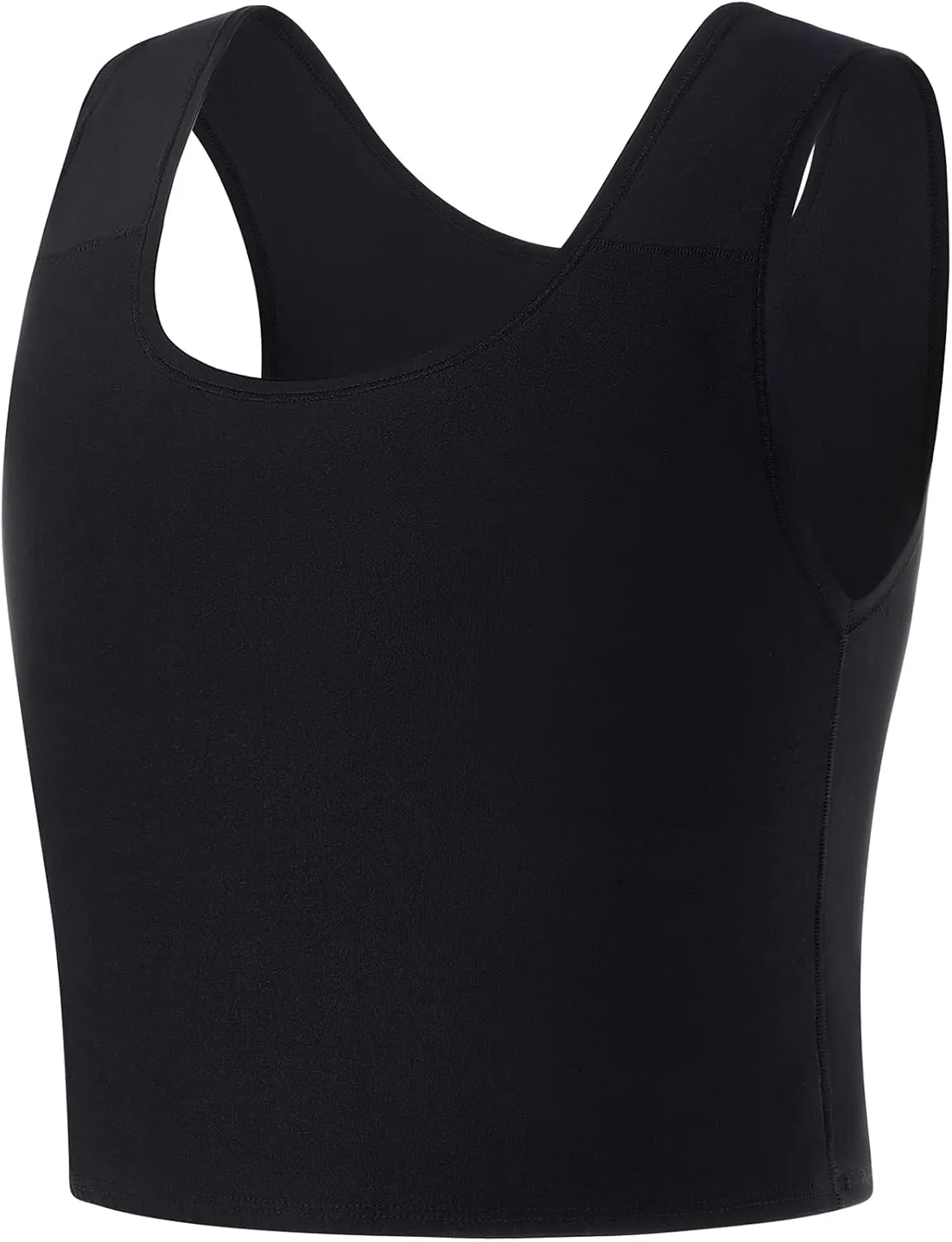 Trans Chest Binder Transgender FTM Cosplay Breathable Half Breast Binder Tank Top
