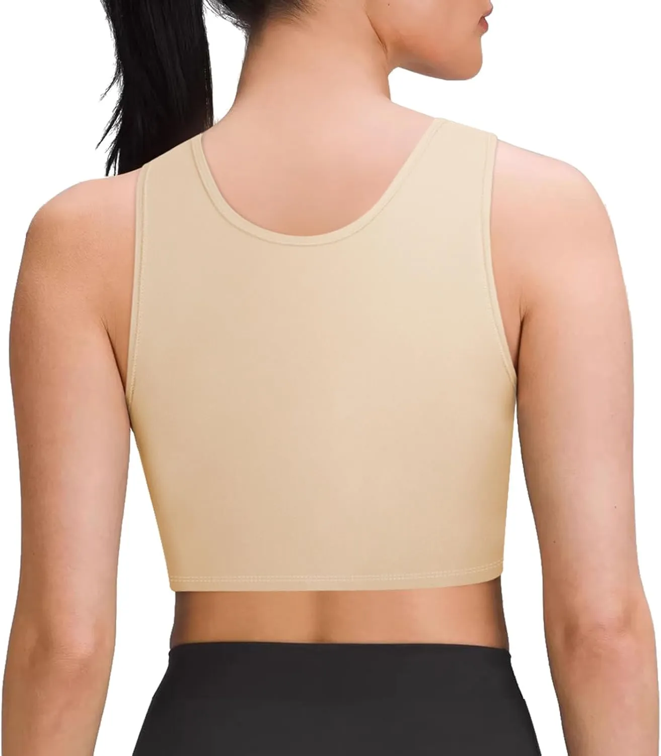Trans Chest Binder Transgender FTM Cosplay Breathable Half Breast Binder Tank Top