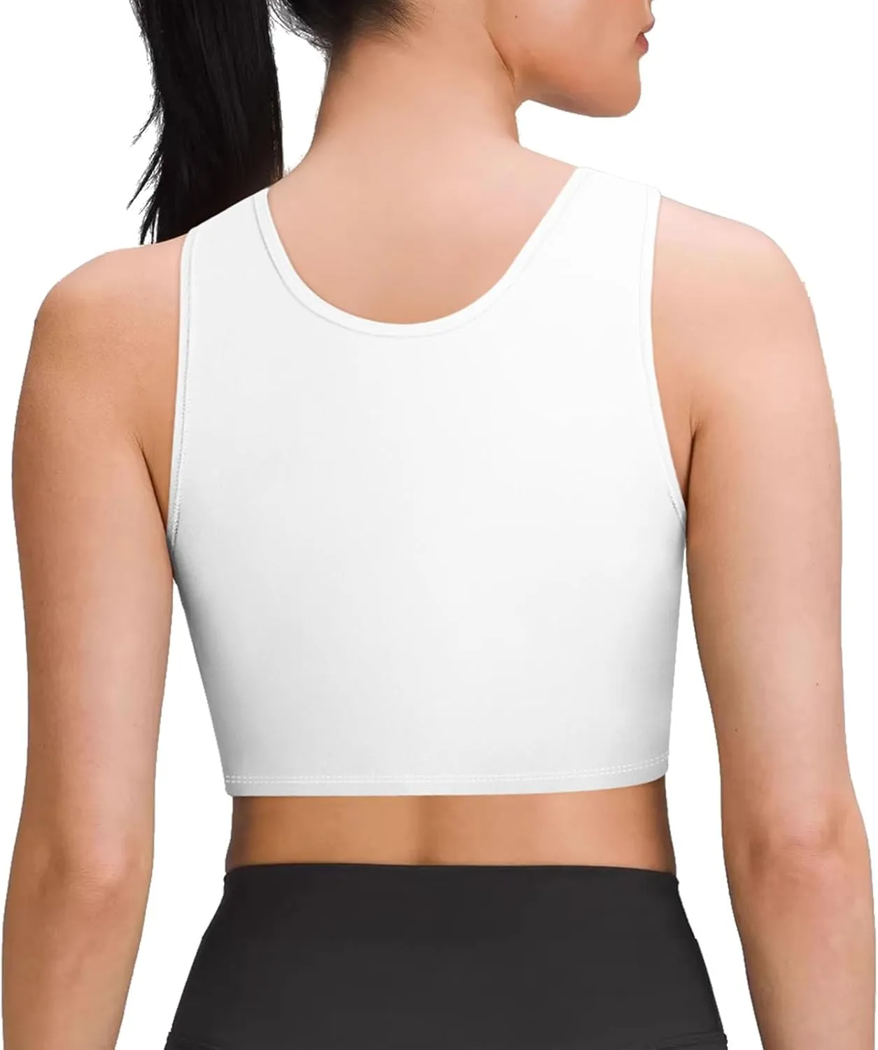Trans Chest Binder Transgender FTM Cosplay Breathable Half Breast Binder Tank Top