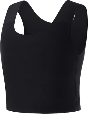 Trans Chest Binder Transgender FTM Cosplay Breathable Half Breast Binder Tank Top