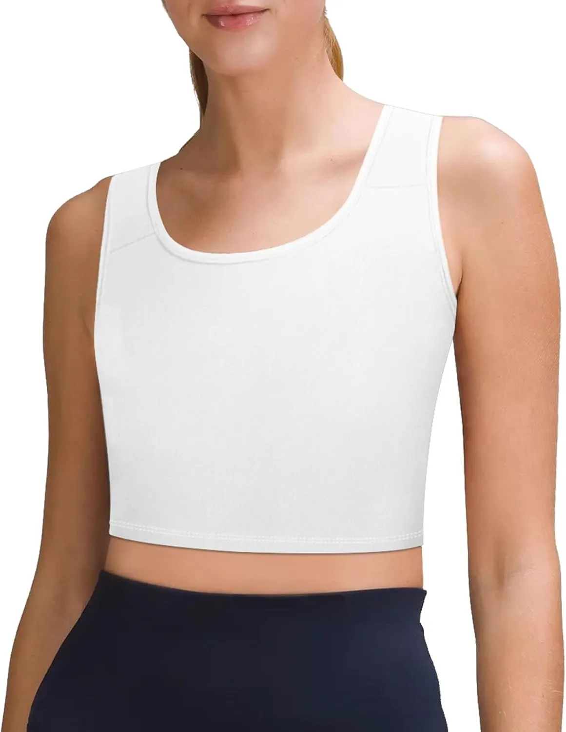 Trans Chest Binder Transgender FTM Cosplay Breathable Half Breast Binder Tank Top