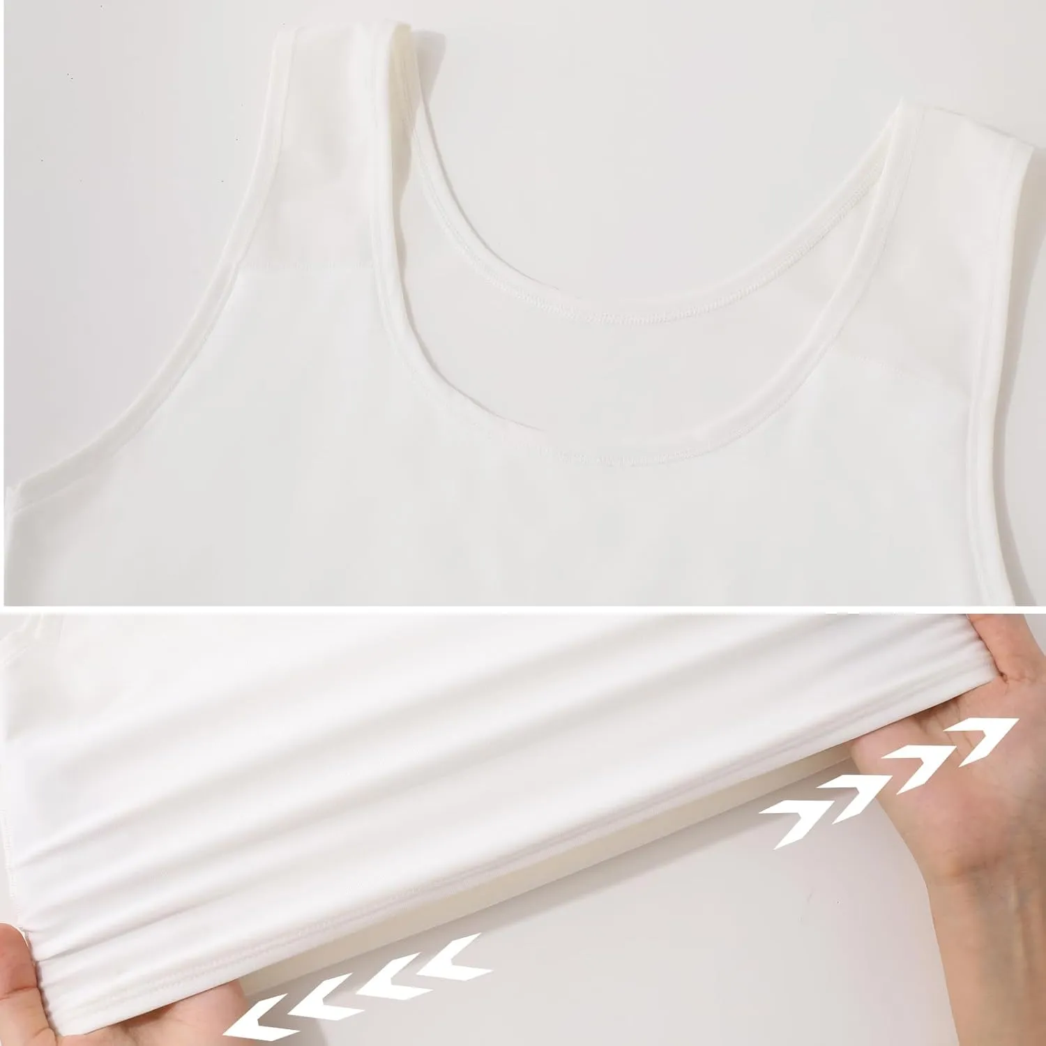 Trans Chest Binder Transgender FTM Cosplay Breathable Half Breast Binder Tank Top