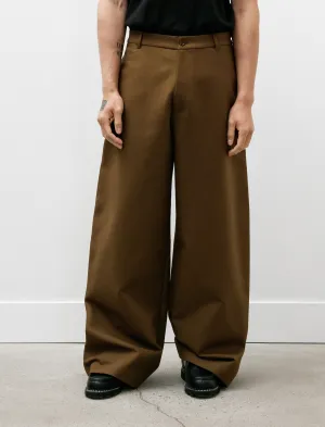 Twill Trousers Olive Green