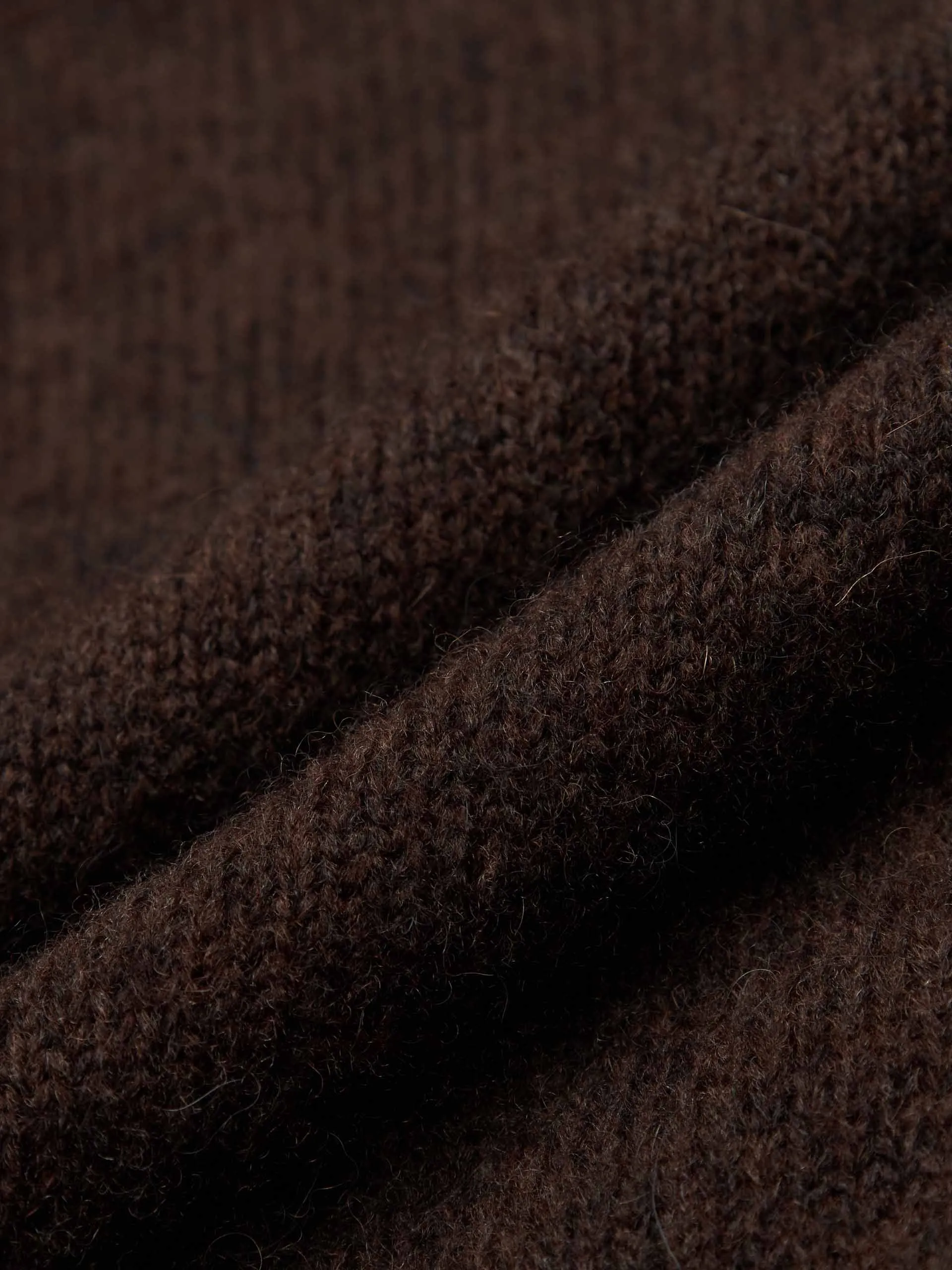 V-neck Fluffy Knit Sweater