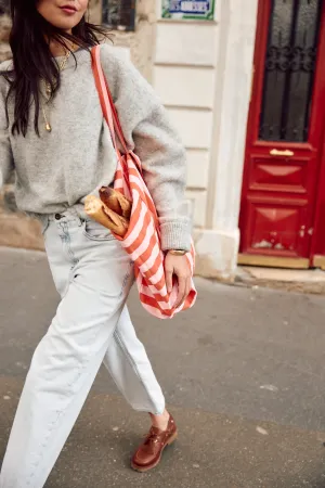 Vitow Knit Light Grey Melange