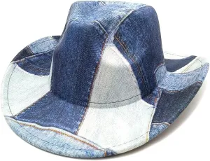 Western Cowboy Hat for Women Man Felt Wide Brim Cowboy Cowgirl Hat for Party Costume Dress Up Cosplay Cowboy Hat