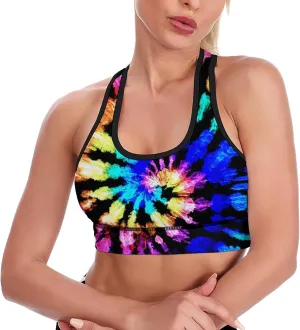 Womens Fashion Sports Bra Crop Tops Gym Workout Seamless and Breathable Bra Top