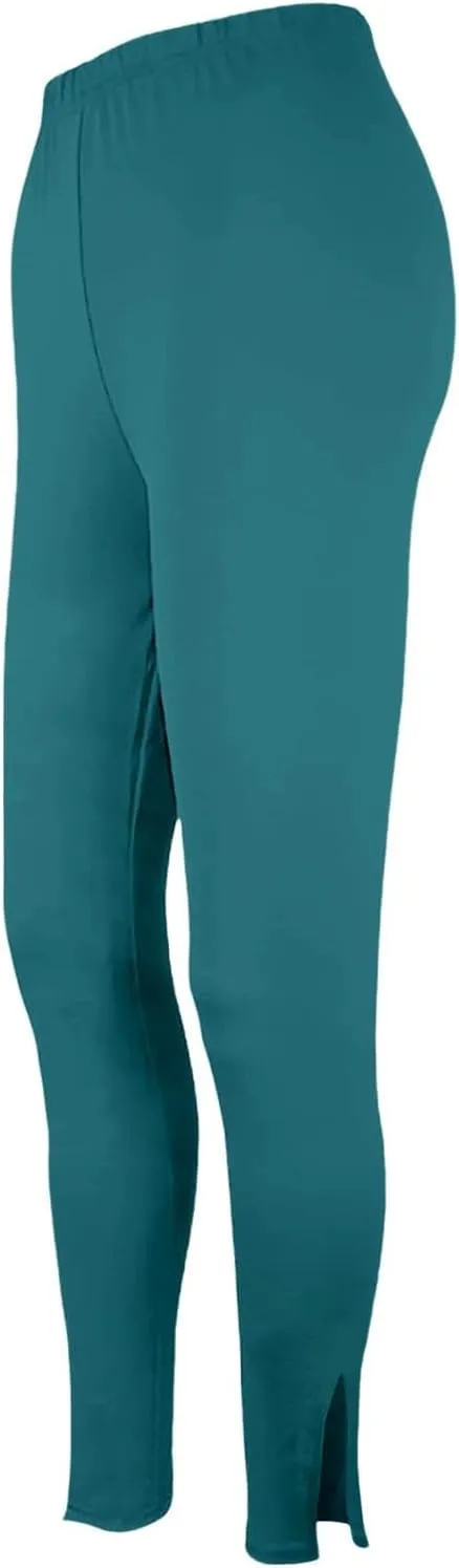 Women's Yoga Pants Tight Comfy Soft Fitness Workout Sweatpants Casual High Elastic Waist Bottom Slit Tapered Trousers