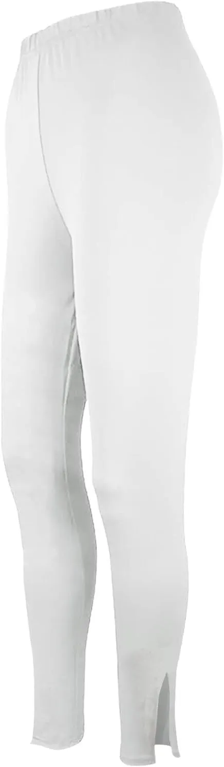 Women's Yoga Pants Tight Comfy Soft Fitness Workout Sweatpants Casual High Elastic Waist Bottom Slit Tapered Trousers